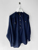 TRUSSARDI - 1980s RELAXED BLOUSE WITH PIPING DETAILS