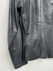 ISSEY MIYAKE - S/S 2006 FAUX LEATHER JACKET WITH SCULPTURAL NECK