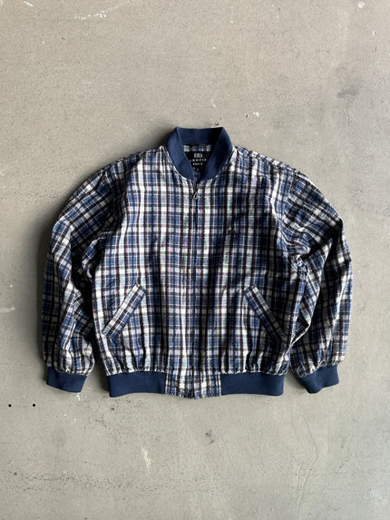 BALENCIAGA - 1990s CHECKED BOMBER JACKET