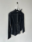 HUSSEIN CHALAYAN - S/S 2002 SEMI TRANSPARENT SHIRT