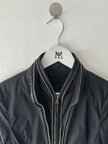 JOHN RICHMOND - early 2000s NYLON JACKET WITH TRIPLE ZIP AT COLLAR
