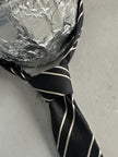 DOLCE & GABBANA  - 1990s SILK PATTERNED SKINNY TIE