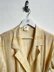 ESCADA - 1980s SILK BLOUSE WITH SIDE TIE CLOSURE