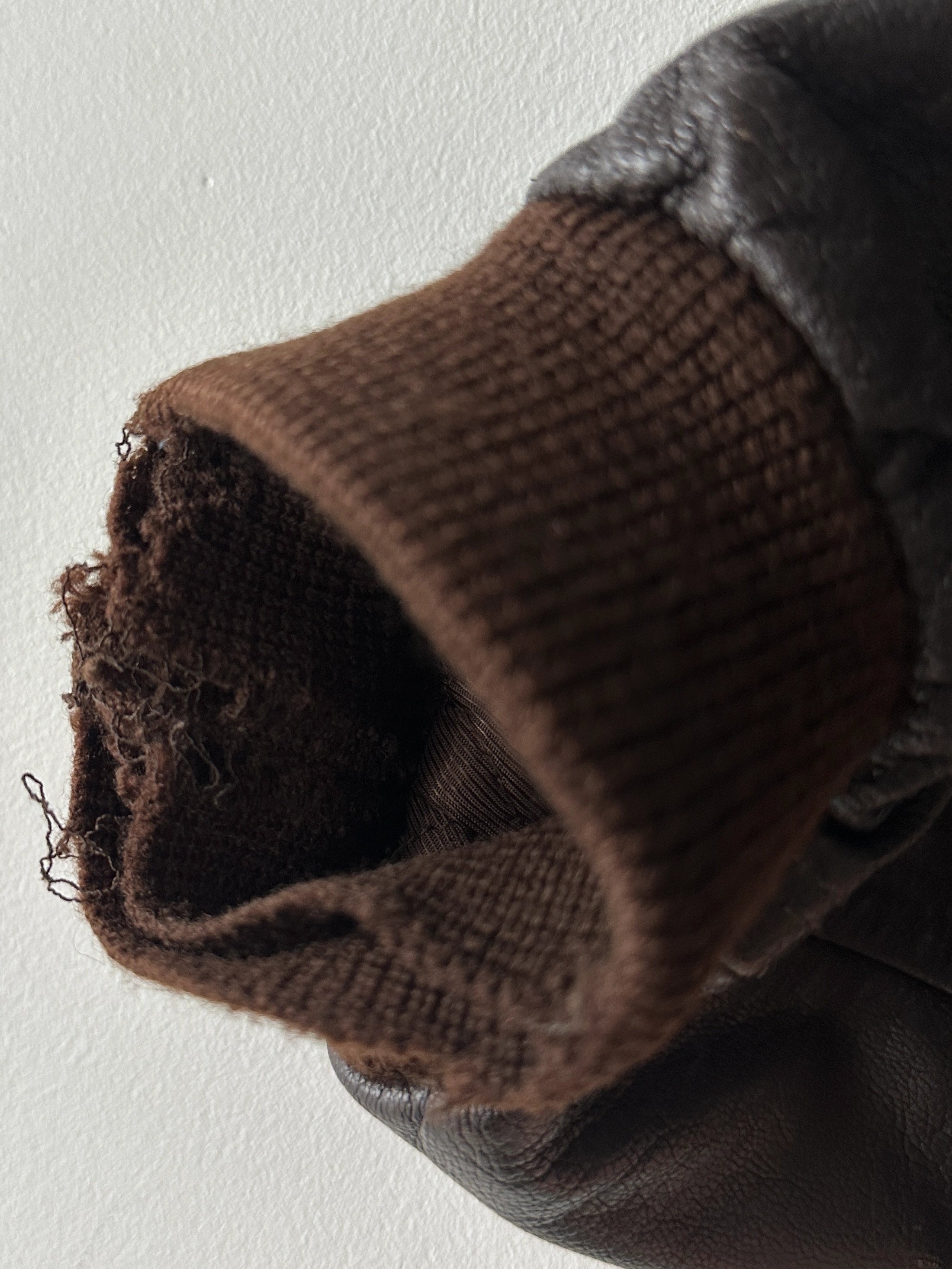 VERSACE - 1990S LEATHER BOMBER JACKET