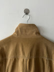 ISSEY MIYAKE WINDCOAT - 1980s ASYMMETRIC ZIP JACKET WITH MINI SKIRT LIKE PANEL