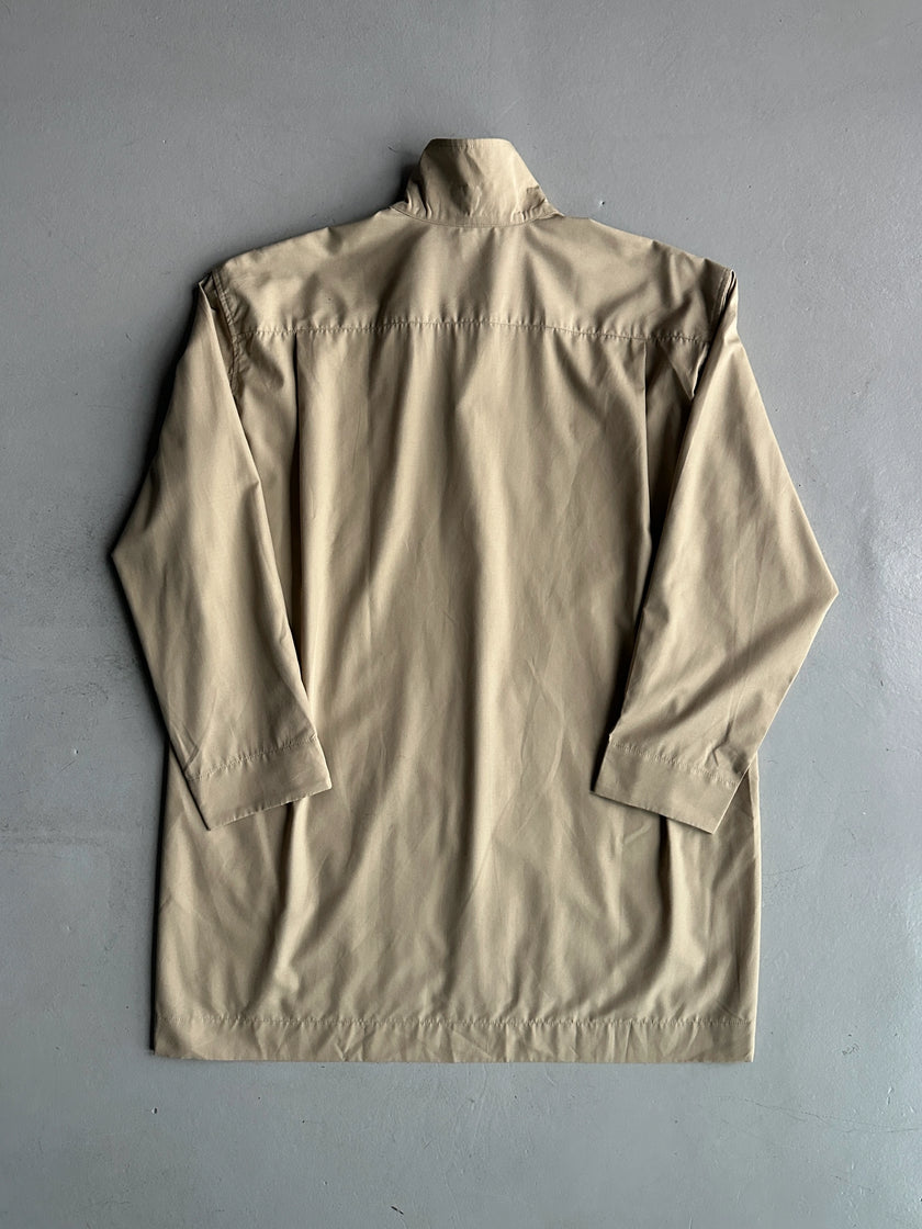 ISSEY MIYAKE MEN - 2000s OVERSIZED SHACKET WITH SEMI CONCEALED POCKET