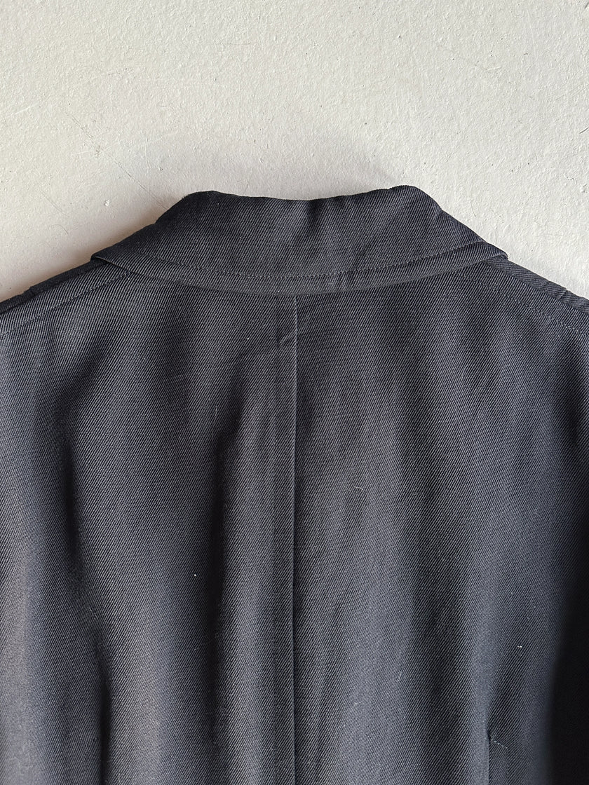 COMME DES GARÇONS - F/W 2003 MID LENGTH COAT WITH BOW DETAILS AT HEM