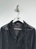 COMME DES GARÇONS - S/S 2025 PERFORATED MESH JACKET WITH CONSTRASTING SLEEVE