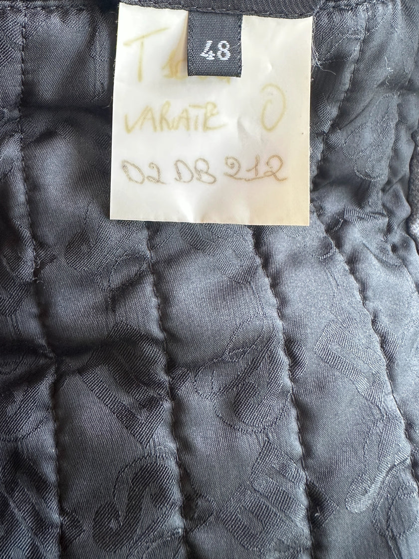 DIRK BIKKEMBERGS - 1990s SAMPLE BOTTLE NECK OVERSIZED BOMBER JACKET