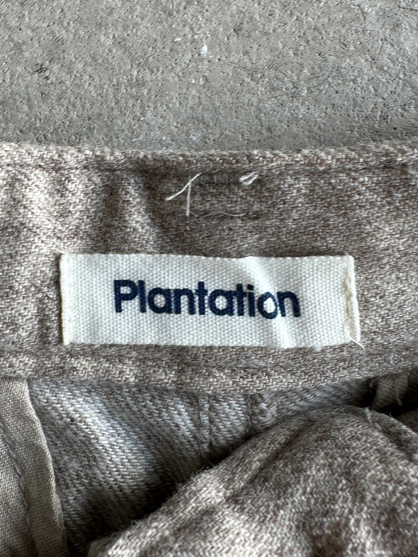 PLANTATION ISSEY MIYAKE - 1990s WIDE LEG WOOL TROUSERS