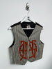 JEAN PAUL GAULTIER - 1990s STRIPED VEST ZIPPED GILET