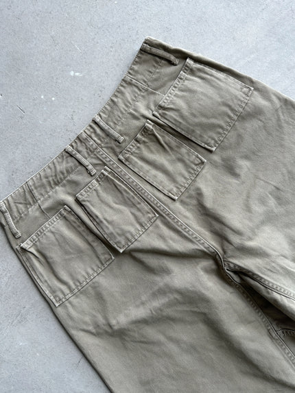 KAPITAL - 1990s CARGO TROUSERS WITH ZIPPED ANKLES