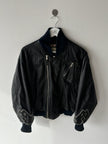 KANSAI YAMAMOTO - 1990s LEATHER BOMBER JACKET