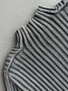 DANIELE ALESSANDRINI - 1990s MOCK NECK RIBBED JUMPER