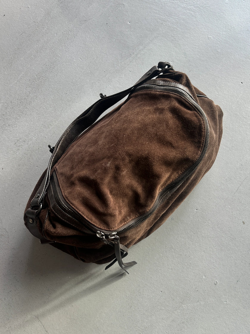 C'N'C COSTUME NATIONAL - F/W 2010 SUEDE LARGE HOBO BAG