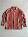 KENZO - 1980s MUTLICOLOR STRIPED SHIRT