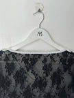 ITALIAN LABEL - 1990s LAYERED FRONT LACE T-SHIRT