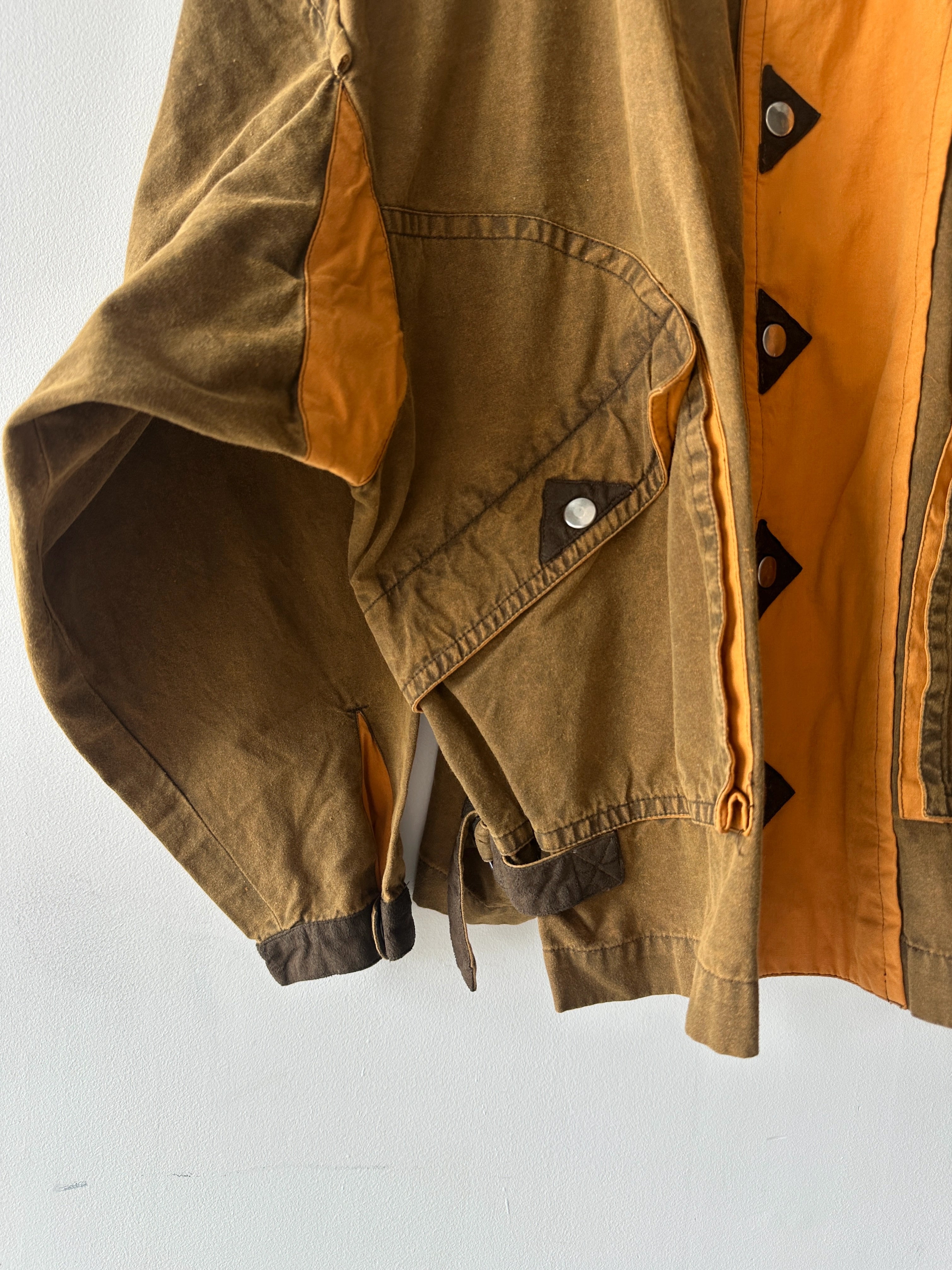 KANSAI YAMAMOTO - 1980s PANELED BOXY FIT JACKET