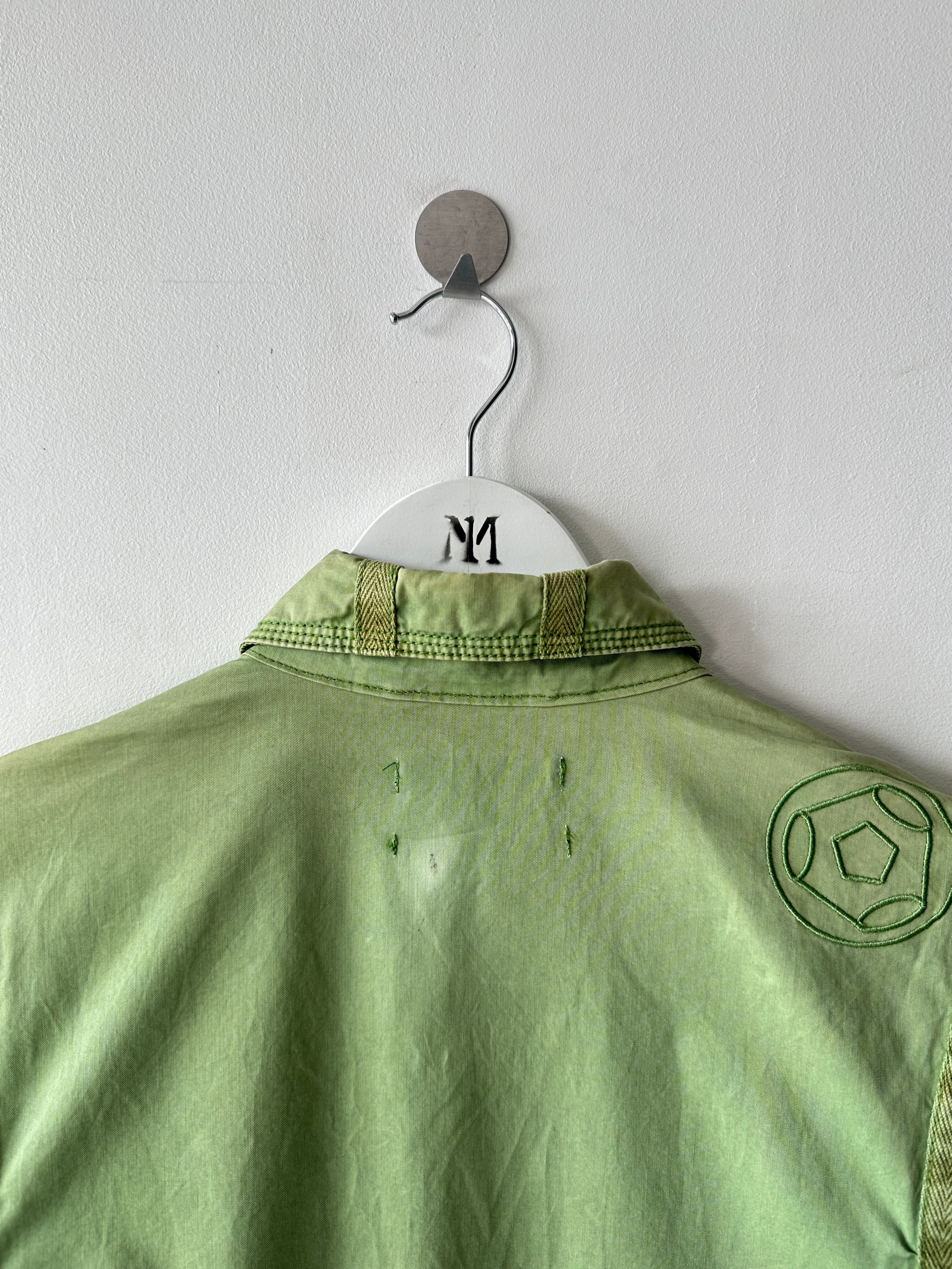 SABOTAGE - 2000s DYED TECHNICAL JACKET WITH WRAP AROUNT POCKET PANEL