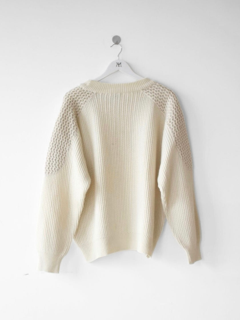 ITALIAN LABEL 1980s BOXY FIT KNIT JUMPER