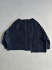 NEIL BARRETT - 2000s BOXY FIT DECONSTRUCTED CHUNKY KNIT JUMPER