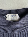 VALENTINO - 1980s MOCK NECK KNIT JUMPER