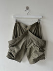 GAETANO NAVARRA - S/S 2004 2 IN 1 TROUSERS SHORTS WITH ZIP DETAILS