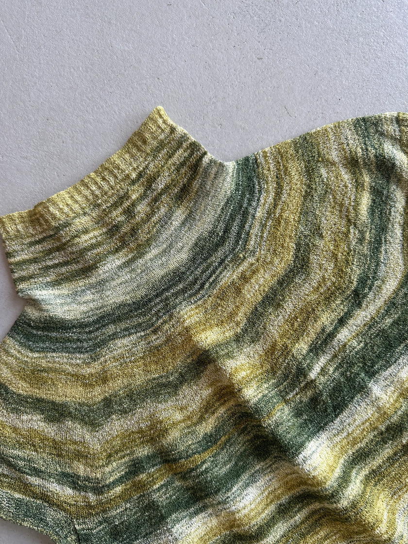 HIROKO KOSHINO - 1990s SEMI SHEER KNIT TOP