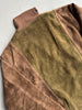 1980 ASYMMETRICAL FRONT SUEDE JACKET WITH FRONT POCKET