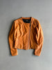 DIRK BIKKEMBERGS - 1990s LEATHER JACKET WITH OVERSIZED ZIP PULL DETAIL