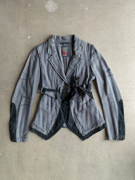 MARITHÉ + FRANÇOIS GIRBAUD - 2000s BELTED BLAZER