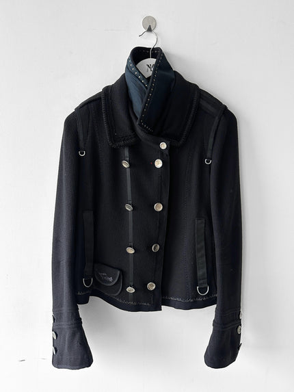 MARITHÉ + FRANÇOIS GIRBAUD - F/W 2006 DOUBLE BREASTED TEXTURED WOOL JACKET