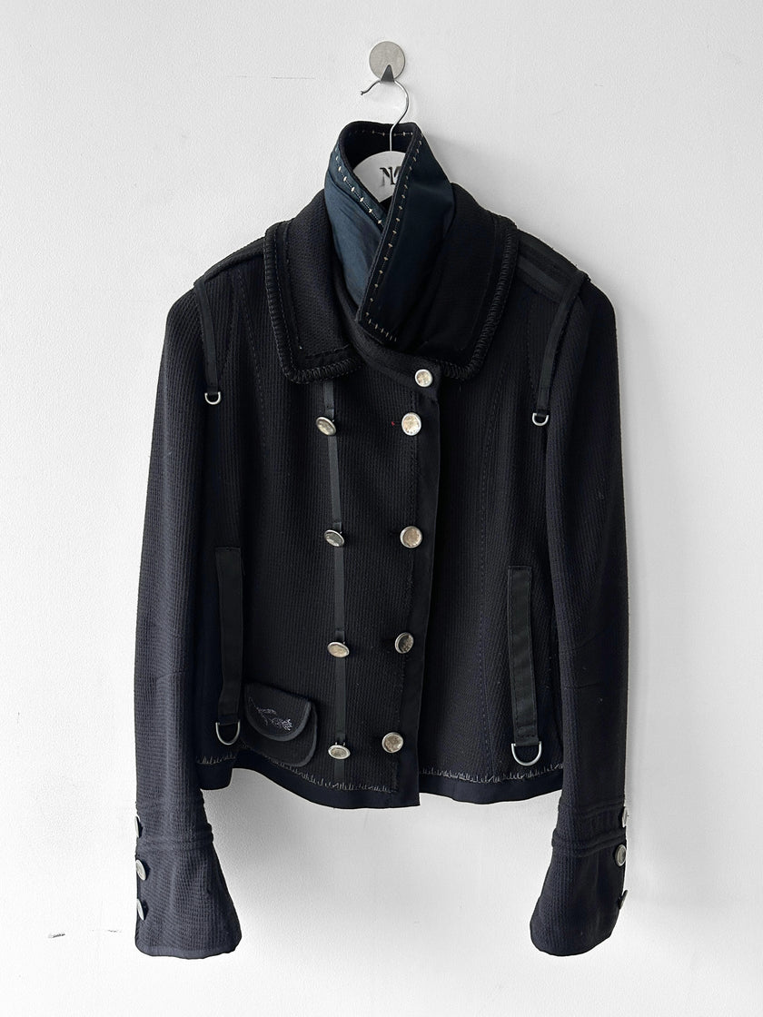 MARITHÉ + FRANÇOIS GIRBAUD - F/W 2006 DOUBLE BREASTED TEXTURED WOOL JACKET