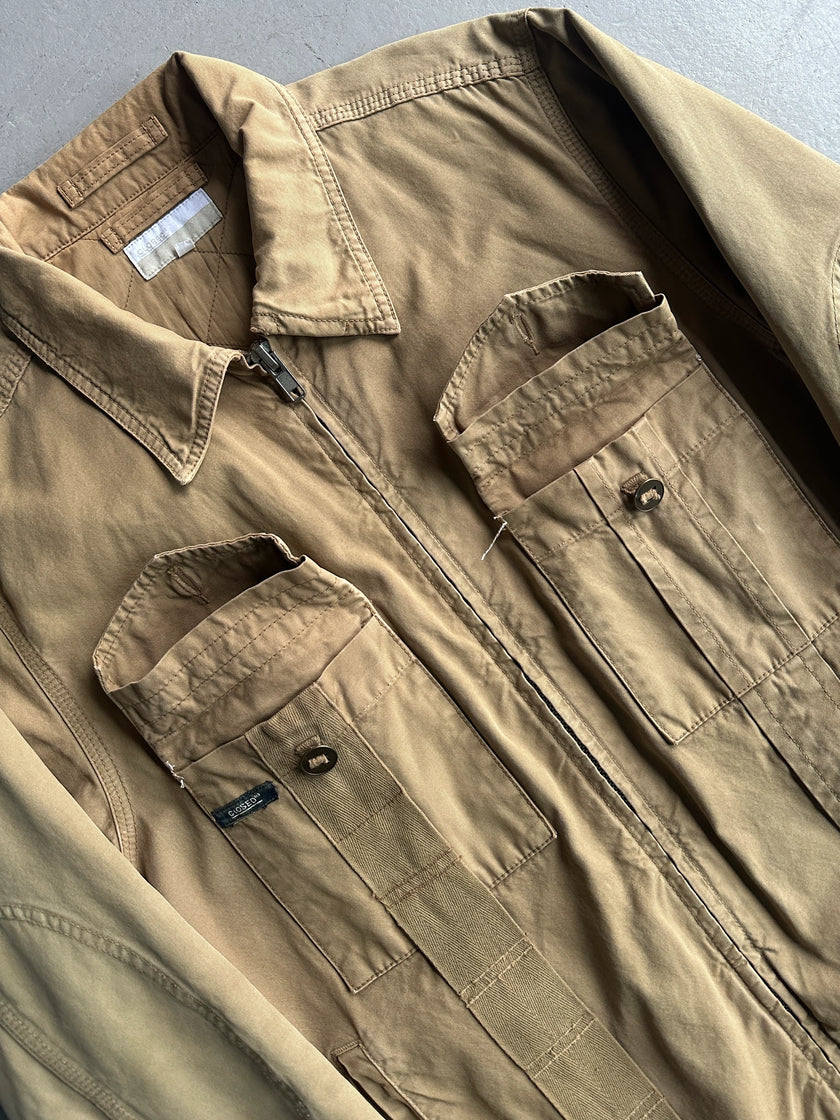 CLOSED - late 1990s FIELD JACKET WITH DOUBLE LAYER POCKETS AT CHEST