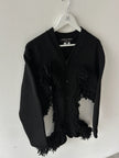 COMME DES GARÇONS - F/W 2023 DECONSTRUCTED CARDIGAN WITH FRINGE