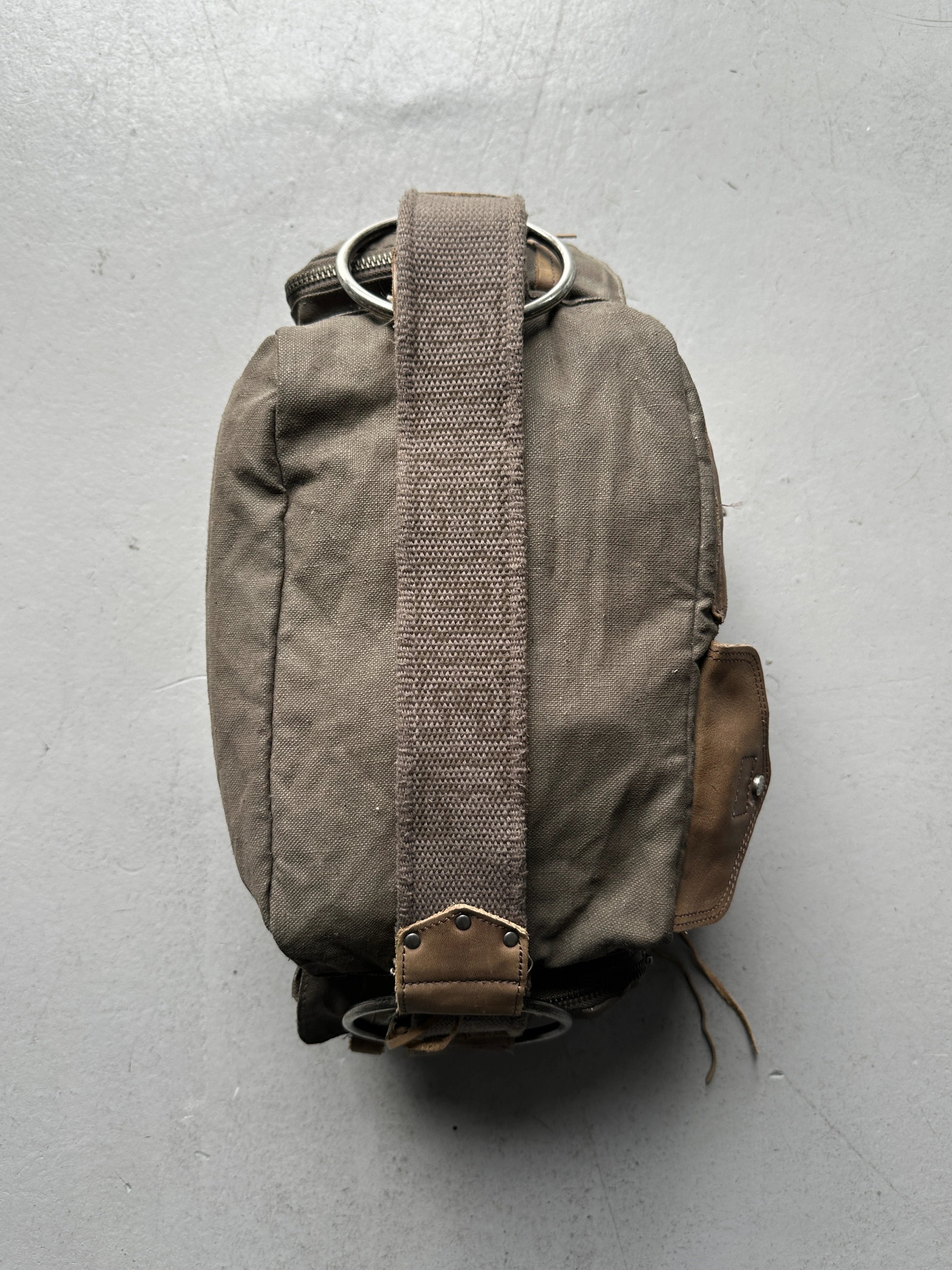 DIESEL SPARE PARTS - 2000s WAXED CANVAS CARGO BAG