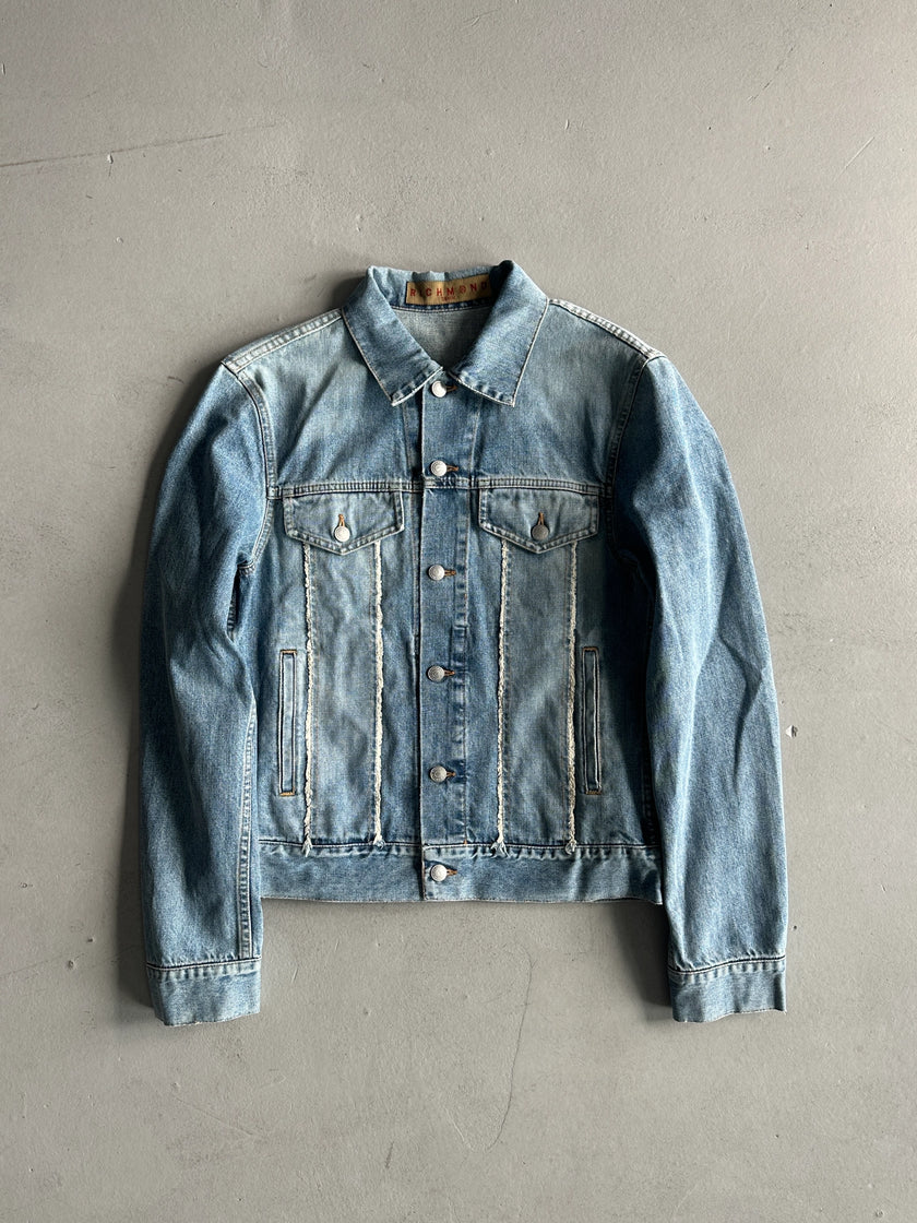 JOHN RICHMOND - S/S 2004 DECONSTRUCTED UNION JACK DENIM JACKET