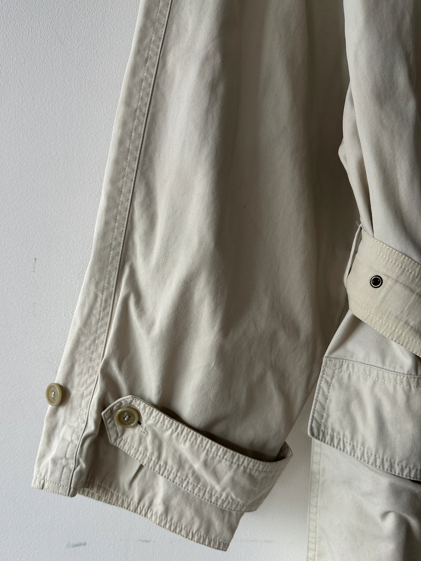 ALLEGRI - 1990s MARTIN MARGIELA ERA BELTED LONG TRENCH COAT