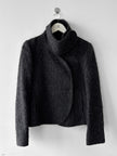 EMPORIO ARMANI - F/W 2010 FUZZY WOOL FUNNEL NECK JACKET