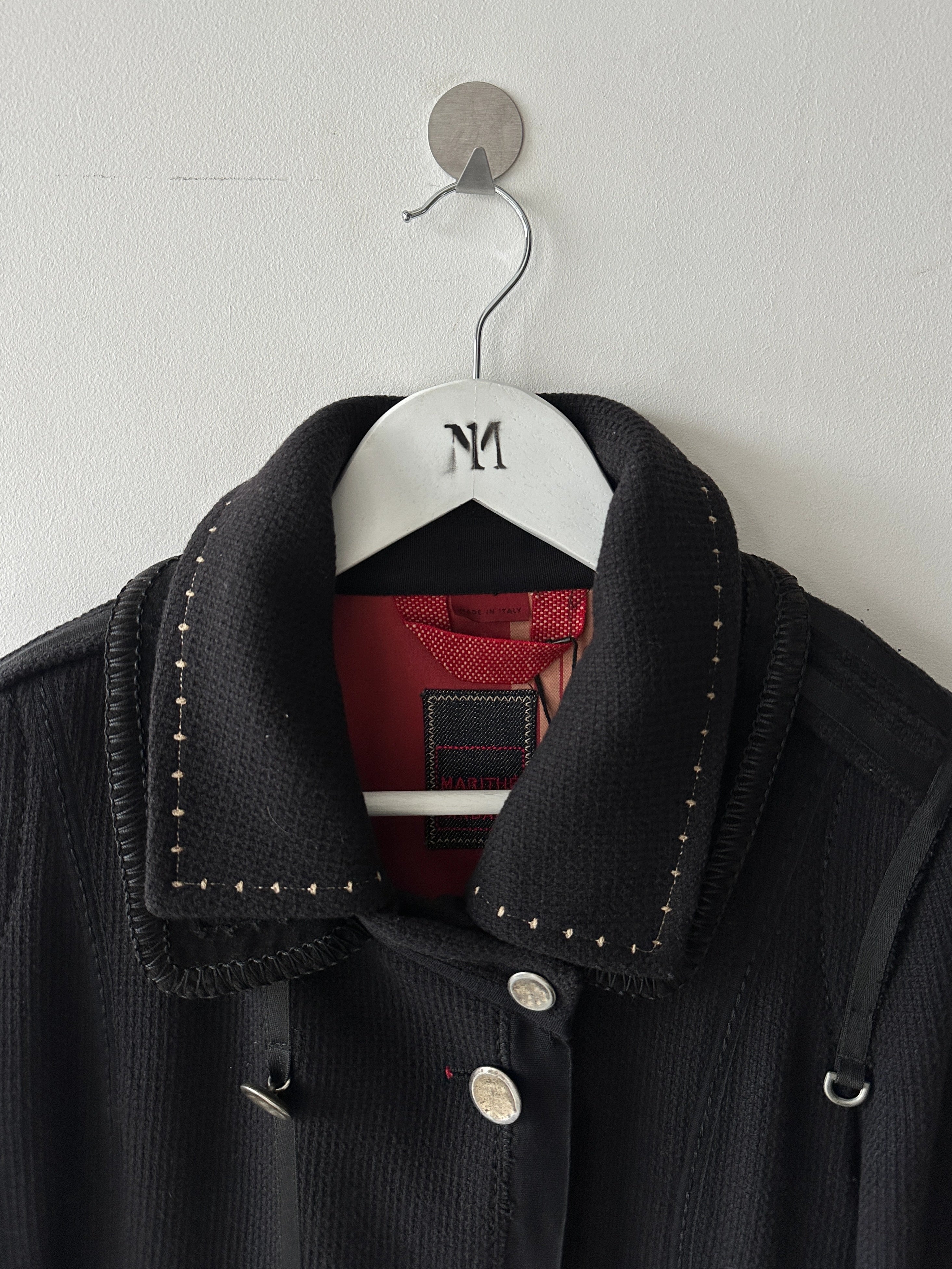 MARITHÉ + FRANÇOIS GIRBAUD - F/W 2006 DOUBLE BREASTED TEXTURED WOOL JACKET