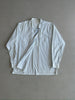 COMME DES GARÇONS - F/W 2009 OVERSIZED STRIPED SHIRT WITH ZIP CONTRASTING PANEL