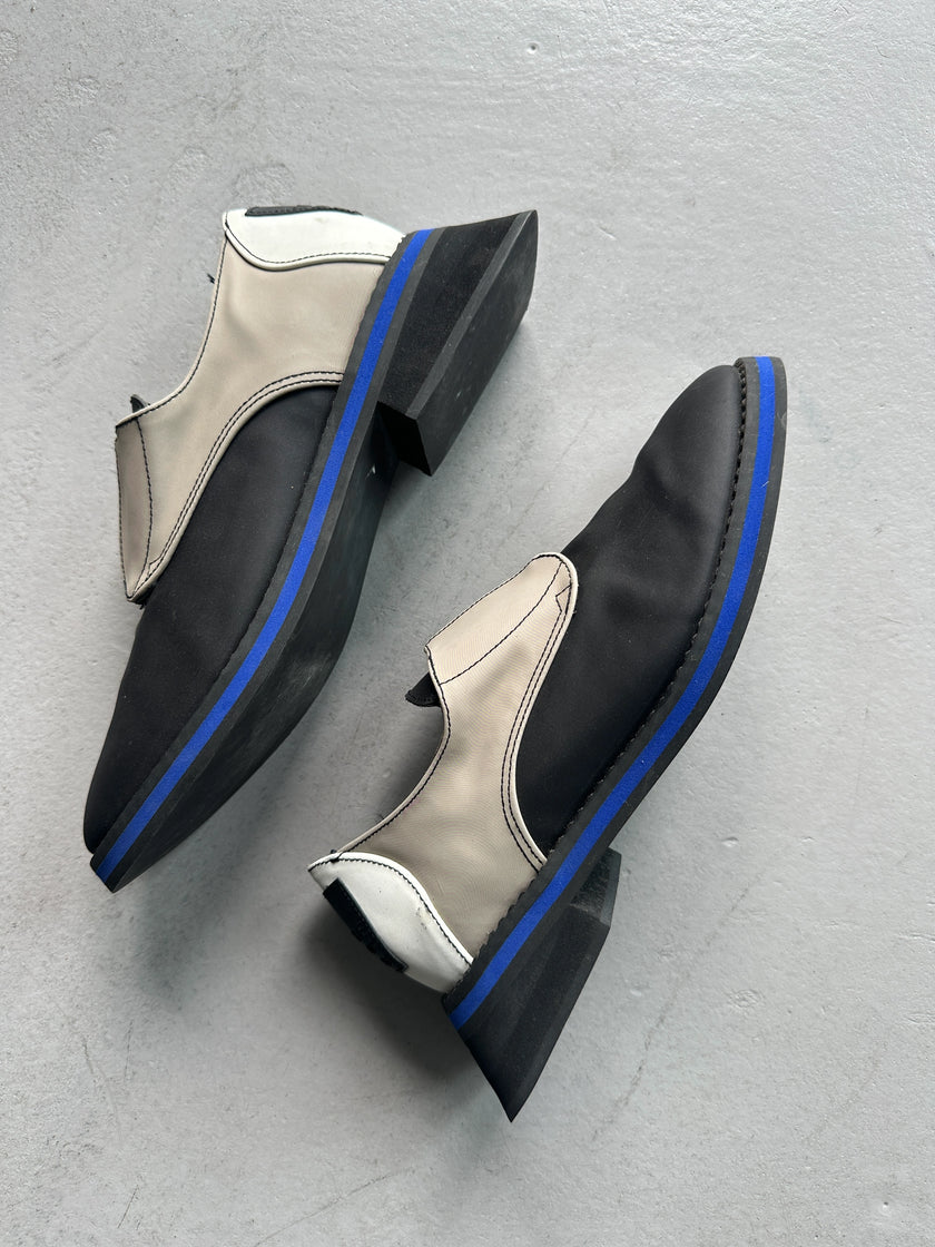 MARITHÉ + FRANÇOIS GIRBAUD - S/S 1998 SQUARE HEEL SLIP ON SHOES