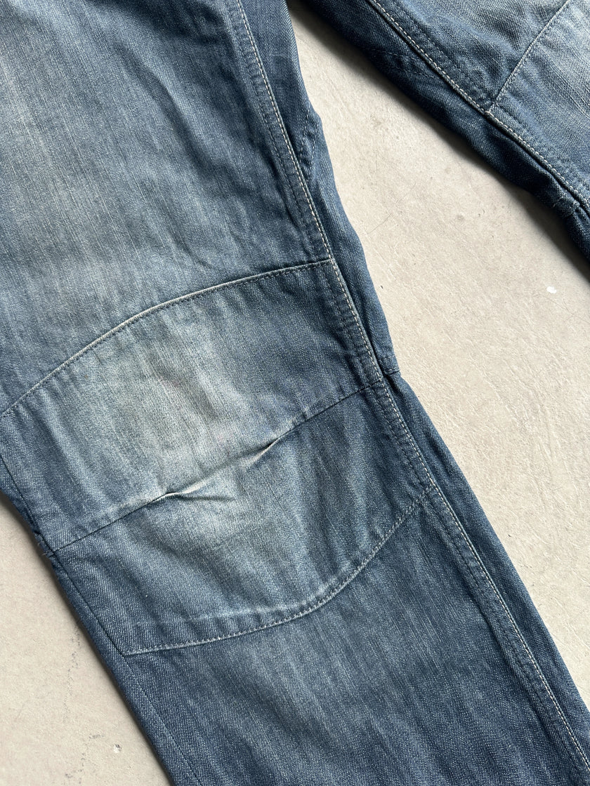 2000s RELAXED FIT WITH TURN UP HEM JEANS