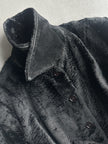 ARMANI JEANS - F/W 1996 FAUX SHEARLING JACKET WITH BELT AT WAIST