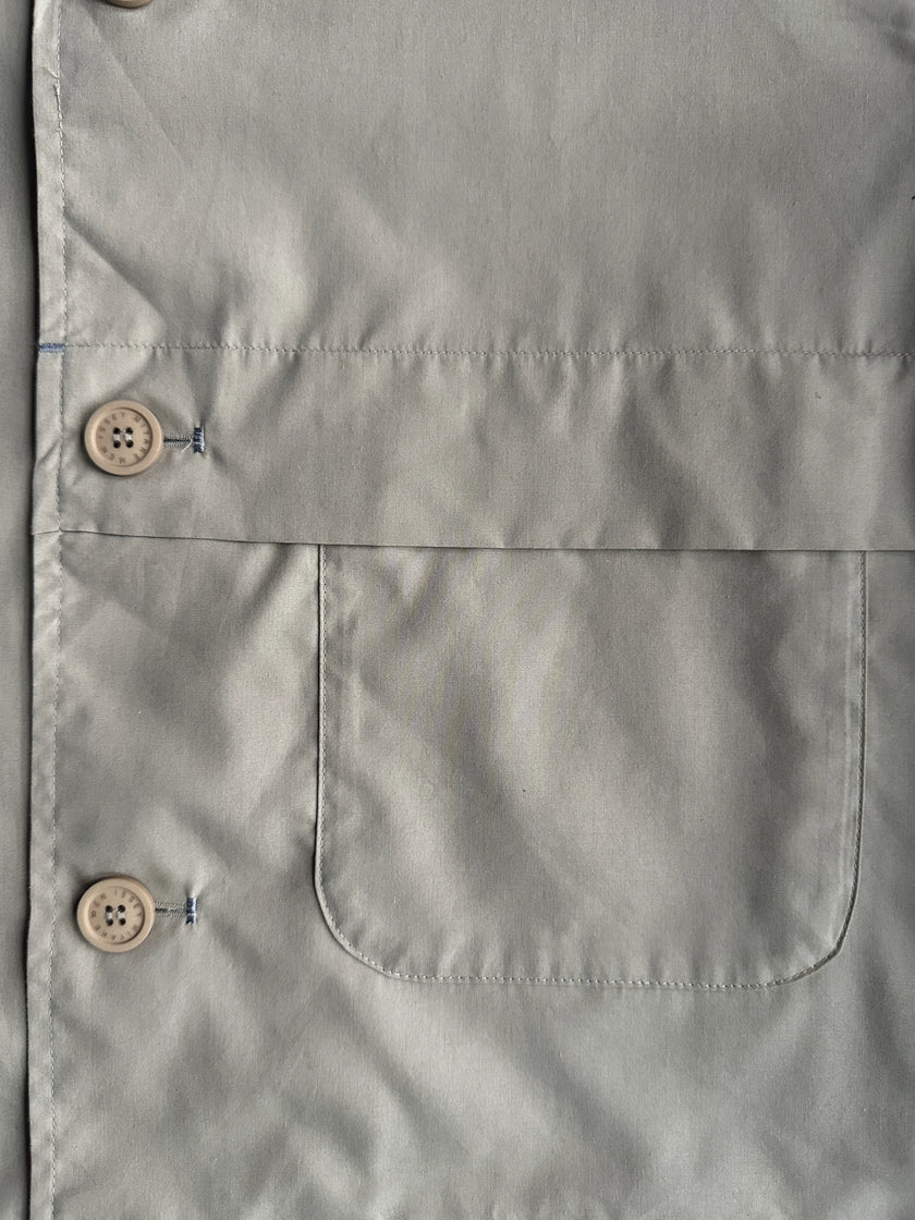 ISSEY MIYAKE MEN - 2000s OVERSIZED SHACKET WITH SEMI CONCEALED POCKET