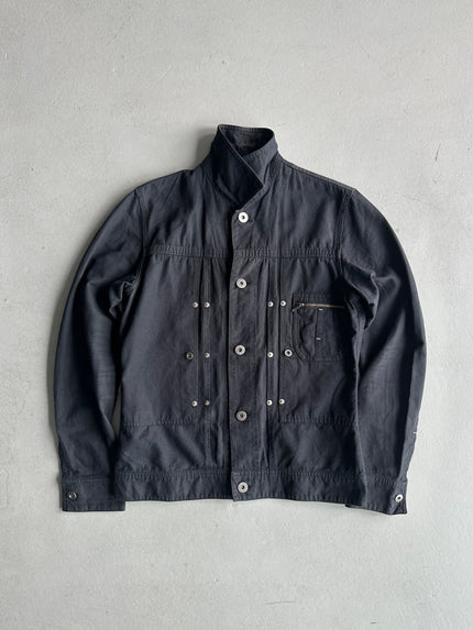 KATHARINE HAMNETT - 1990s STRAIGHT FIT JACKET WITH ZIP POCKET