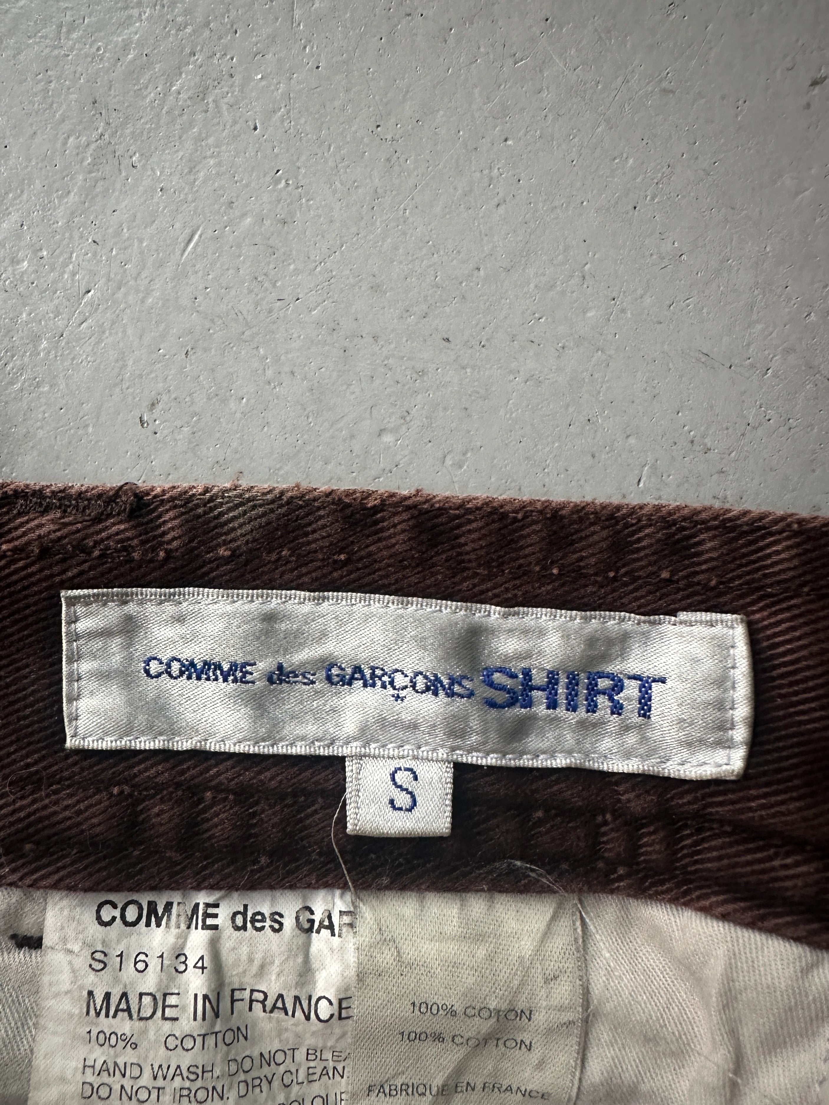 COMME DES GARÇONS SHIRT - A/W 2016 DECONSTRUCTED TROUSERS