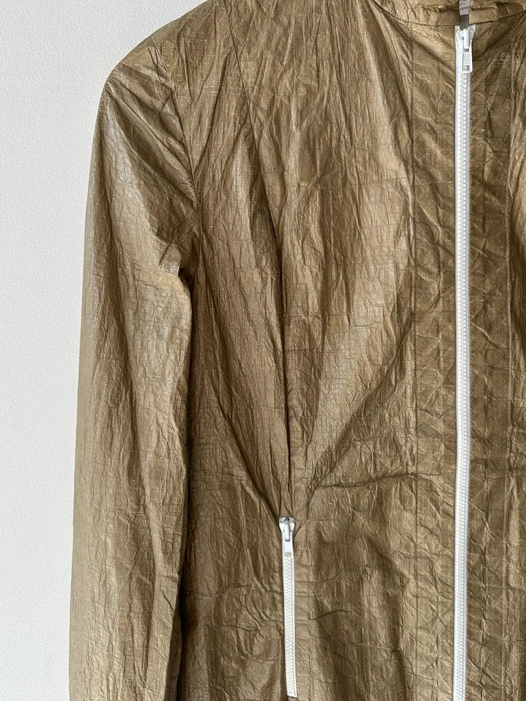 VIVIENNE TAM - S/S 1999 PAPER TEXTURE CRINKLED LIGHT JACKET