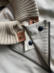 DANIELE ALESSANDRINI - 1990s BOMBER JACKET WITH RIBBED KNIT COLLAR