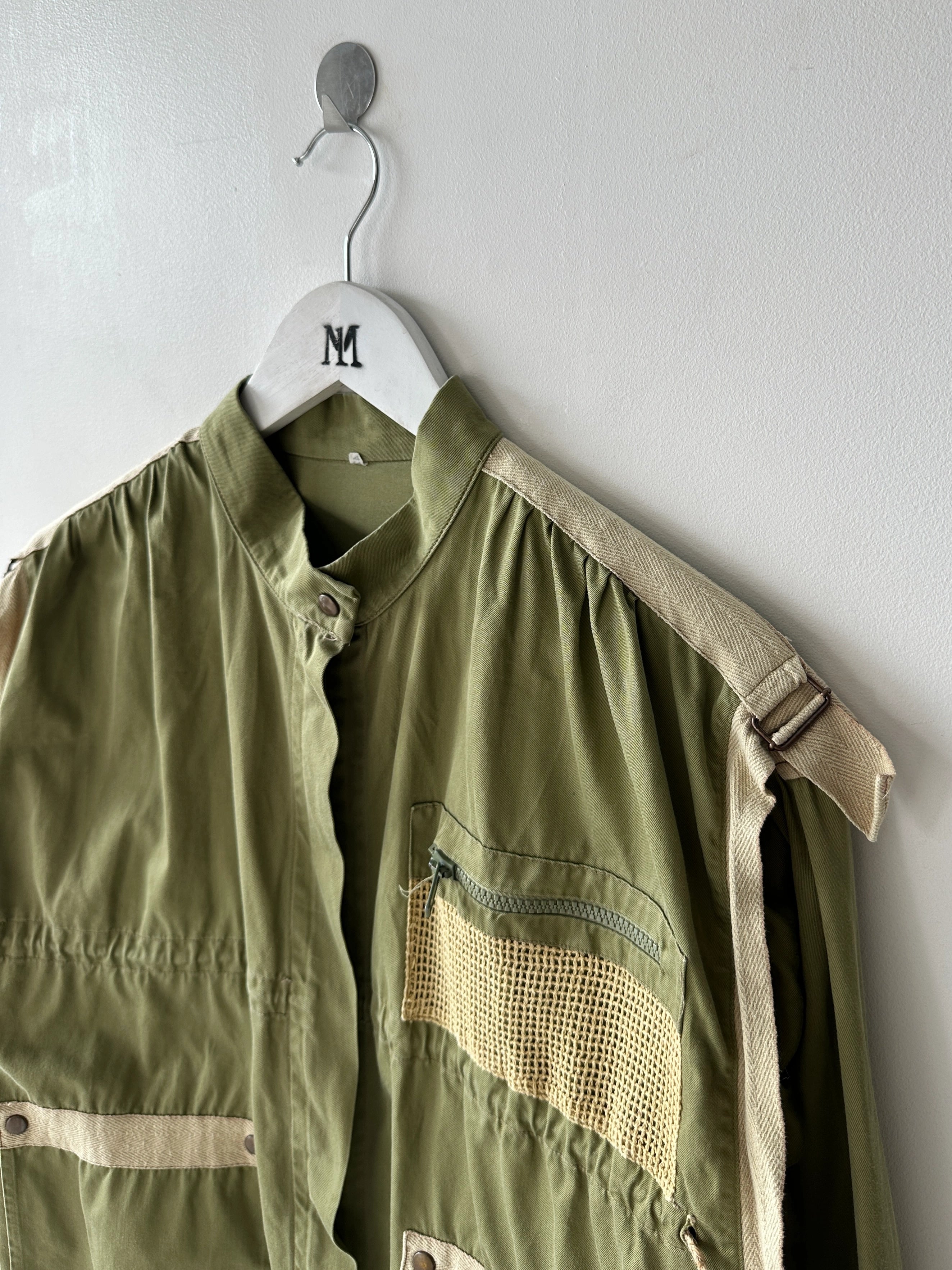 1980s UTILITY JACKET WITH DRAWCORDS DETAILS